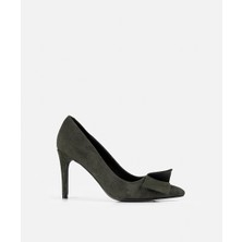 Süet Dokulu Topuklu Ayakkabı IW6240031023022