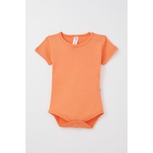 Breeze Erkek Bebek Çıtçıtlı Zıbın Body Basic 9 Ay-3 Yaş, Somon