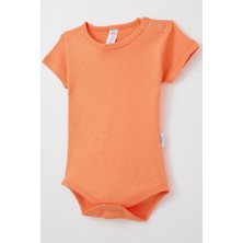Breeze Erkek Bebek Çıtçıtlı Zıbın Body Basic 9 Ay-3 Yaş, Somon