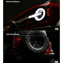 Praise6 LED Işık Sistemi Ön ve Arka Lamba Grubu Traxxas Trx4 2021 Bronco 1/10 Rc Paletli Araba Dönüş Sinyalleri Fren Lambaları (Yurt Dışından)