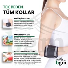 BGM Epikondilit Bandajı Gri Ortopedik Dirseklik Yüksek Kalite Dirseklik Tenisçi Golfçü Dirsekliği