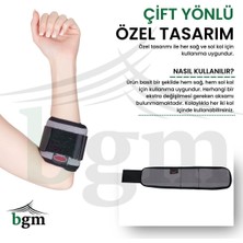 BGM Epikondilit Bandajı Gri Ortopedik Dirseklik Yüksek Kalite Dirseklik Tenisçi Golfçü Dirsekliği