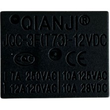 İntek JQC-3F-(T73)-1Z-12VDC - Relay Power 10A 12VDC 1c Pcb Type (Js1) 5pın Qıanj