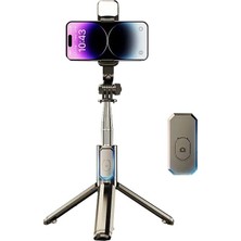 Earldom ZP25 Ayarlanabilir Açılı Bluetoothlu Tripodlu Mini Selfie Çubuğu