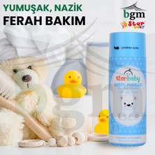 star baby Bebek Pudrası 100GR Serpme Pembe ve Mavi Nem Önleyici Yumuşatıcı Veferahlatıcı Pudra