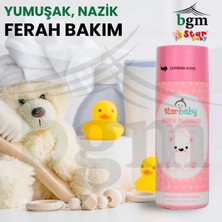 star baby Bebek Pudrası 3x 100GR Serpme Pembe Nem Önleyici Yumuşatıcı ve Ferahlatıcı Pudra