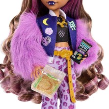 Monster High Ana Karakter Bebekler HPD53 - Sırt Çantalı Clawdeen Wolf HRP65