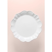 The Mia Grande Pasta Kek Standı Beyaz 32X12 cm GRD0011