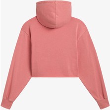 Vans Thanx Again Po Fleece Kadın Sweatshirt Pembe Düz Desenli XL Rahat Kesim Sezonluk