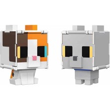 Mattel Minecraft Flipping' Figs 2in1 Dönüşen Figür HTL43 - Calico Cat ve British Shorthair Cat