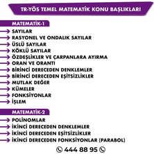 Metropol Yayınları Yös Matematik 2 Konu Özetli Soru Bankası (Başlangıç Seviyesi)