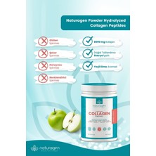 Naturagen Kolajen Powder Yeşil Elma Aromalı 300 Gr(Tip 1 ,tip 3 8.000 Mg Collagen Hyaluronik Asit,vitamin C) MRKNTG0040, One Size