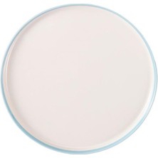 Porland Ruby Doğa Mavi Düz Tabak 27 cm