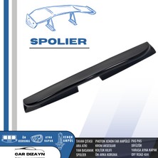 Car Dizayn Volkswagen Cady Siyah Boyalı Spoiler 2003-2004-2005-2006-2007-2008-2009-2010-2011-2012-2013 Uyumludur