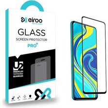 Eiroo Xiaomi Redmi Note 9 Pro Tempered Glass Full Cam Ekran Koruyucu