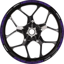 Bajaj Dominar 400 Baskılı Jant Dışı Şerit Motosiklet Sticker Etiket Modeli Lacivert