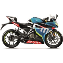 Cfmoto 250SR Kırmızı 3 Parça Model Motosıklet Stıcker Etıket Modelı