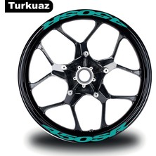 Cf Moto 450SR Jant Içi Yazı Modeli Turkuaz