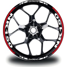 Cfmoto 150NK Takım Jant Sticker Etiket Modeli Kırmızı Renk