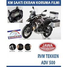 Jawa Rvm Tekken Adv 500 Serisi Motosiklet Ekran Km Koruyucu