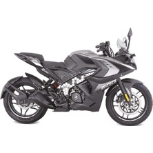 Bajaj Pulsar RS200 Orta Şase Motosiklet Sticker Etiket Petek Desen Beyaz