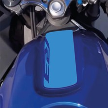 Yamaha Yzf R3 Depo Üstü Sticker Etiket Modeli Mavi