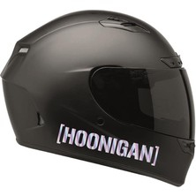 Hoonıgan Yazılı Hologram Motosiklet Kask Sticker Etiket Modeli