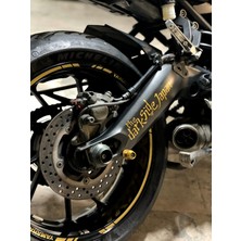 Yamaha Tracer 09 Arka Maşa "the Dark Side Of Japan" Motosiklet Sticker Etiket Modeli