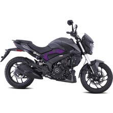 Bajaj Dominar 250 - 400 Orta Şase Üstü Plastik Motosiklet Kaplama Sticker Etiket Modeli Bal Peteği Desen - Mor