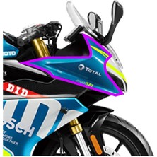 Cfmoto 250SR Orijinal Tasarım Sağ Ön Kafa Motosiklet Sticker Etiket Modeli