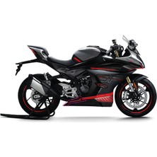 Cfmoto 450SR Orijinal Sticker Tasarım Etiket Modeli Alt Sakal Kırmızı Şerit