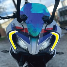 Cf Moto 250SR Sarı Far Sticker