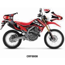 Honda CRF250 L "racing" Tasarım Motosiklet Sticker Etiket Kaplama Modeli
