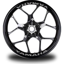 Gri Yamaha Yazılı 8li Jant Içi Yazı Sticker Etiket