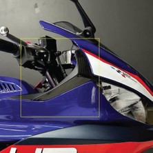 Yamaha YZF-R25 - R3 2019-2025 Far Yanı ve Arka Kuyruk Üstü Karbon  Sticker Etiket Modeli