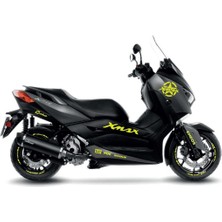 Yamaha Xmax Neon Sarı Eneos Sticker Etiket Modeli