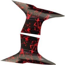 Cf Moto 450SR Far Yanı Fırtına Kırmızı Parçalı Kaplama Sticker Etiket