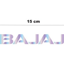 Hologram 15CM Bajaj Sticker Etiket Modeli