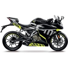 Cfmoto 250SR Neon Yeşil 3 Parça Model Motosıklet Stıcker Etıket Modelı