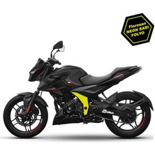 Bajaj Pulsar N250 Orta Şase Motosiklet Sticker Etiket Kaplama Modeli Neon Yeşil (Sarı)