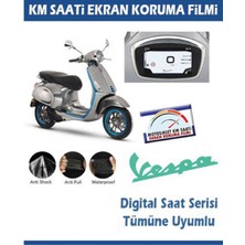 Piaggio Vespa Dijital Saat Serisi Tümüne Uyumlu Motosiklet Ekran Km Koruyucu
