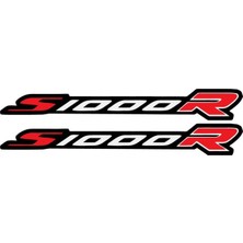 Bmw Siyah S1000RR Yazı Sticker Etiket Modeli