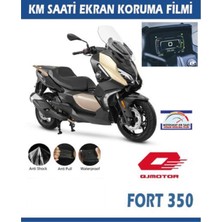 Qj Motor Fort 350 Serisi Motosiklet Ekran Km Koruyucu