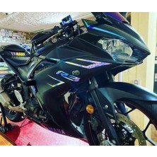 Yamaha YZF-R25 / R3 Hologram Motorsiklet Sticker Etiket Modeli