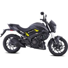 Bajaj Dominar 250 - 400 Orta Şase Üstü Plastik Motosiklet Kaplama Sticker Etiket Modeli - Neon Sarı Yeşil