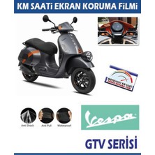 Piaggio Vespa Gtv Serisi Motosiklet Ekran Km Koruyucu
