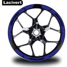 Lacivert Bajaj Pulsar RS200 Geniş Jant Sticker Etiket Modeli