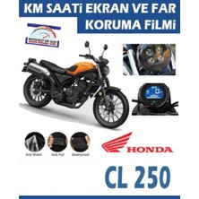 Honda CL250 Motosiklet Far ve Ekran Km Koruyucu
