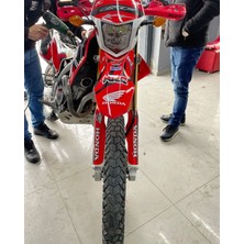 Honda Crf 250 L Karbon Kırmızı Racing Tasarım Sticker Etiket Modeli