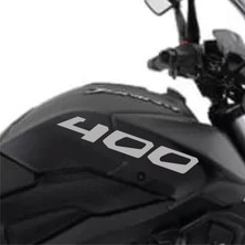 Motiker Bajaj Dominar Gri 400 Yazı Sticker Etiket Modeli